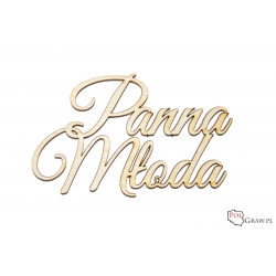 Panna Młoda - napis   A652
